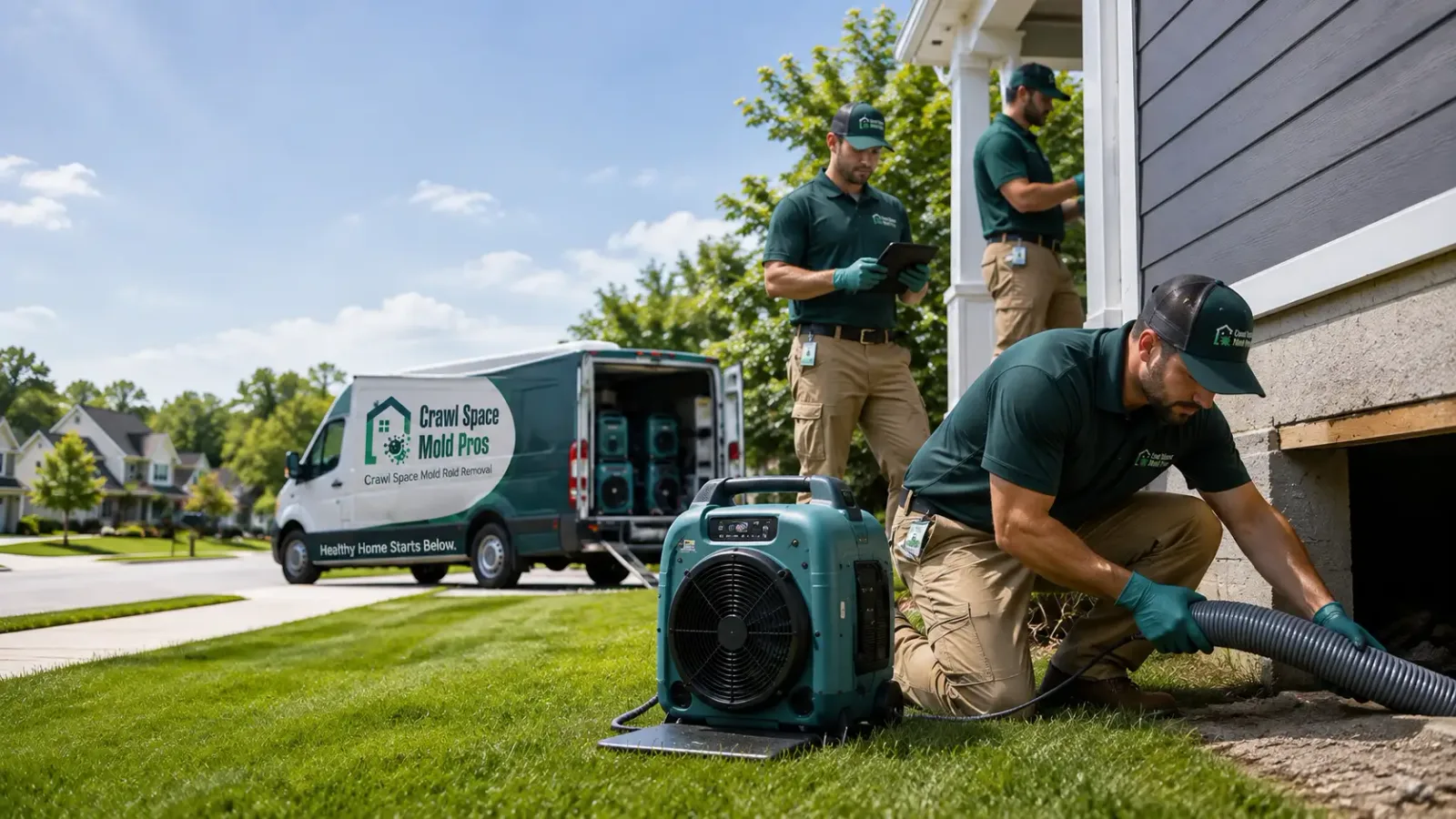 Crawl Space Mold Removal in Shasta, CA